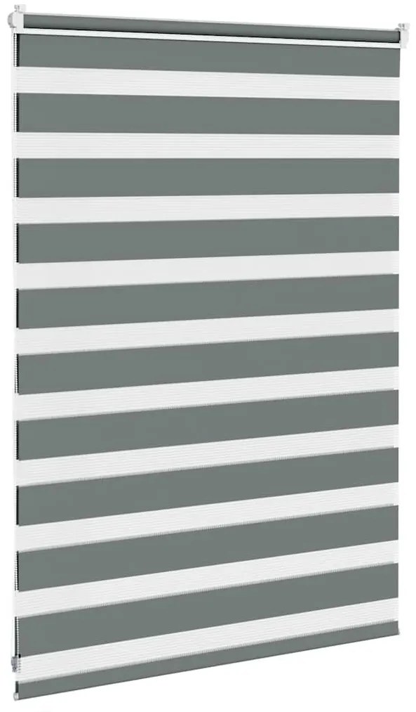 zebrafüggönnyel sötét szürke szövetszélesség 110,9cm poliészter