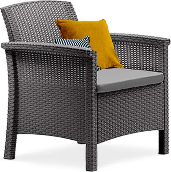 Venus műanyag kerti szék grafit