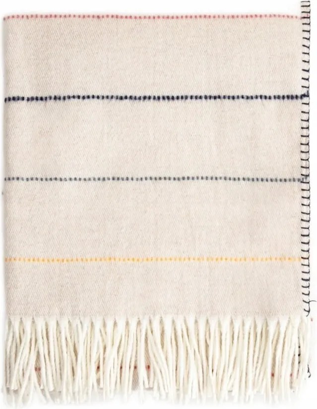 Tilbe takaró dekoratív színes varrásokkal 150x200cm Homla