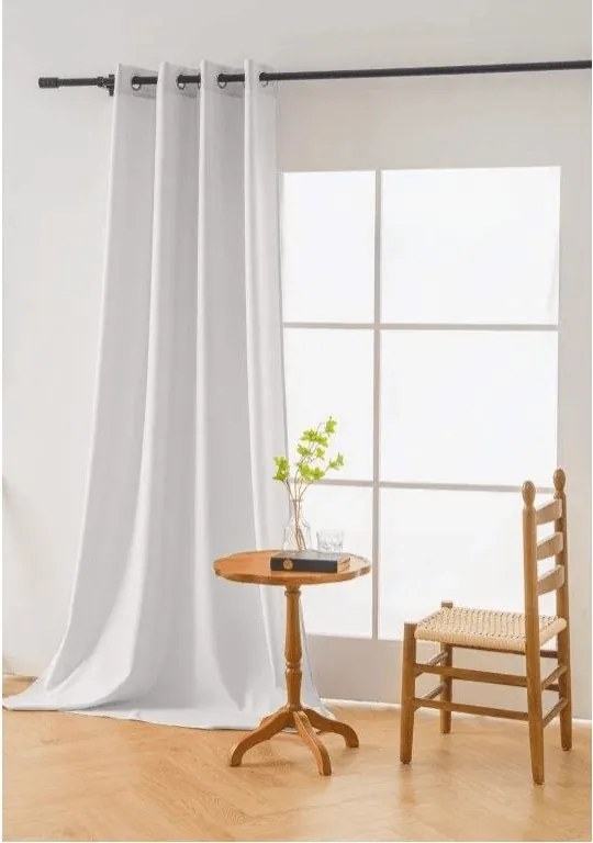 Fehér OXFORD LIGHT függöny 140x270 cm Felfüggesztés: Hullámos sínszalag