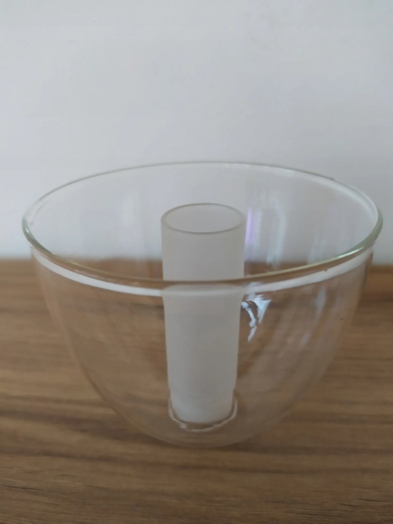 Lámpabúra G9 bögre 10cm menetes üveg csillár lámpa fali spot halogén