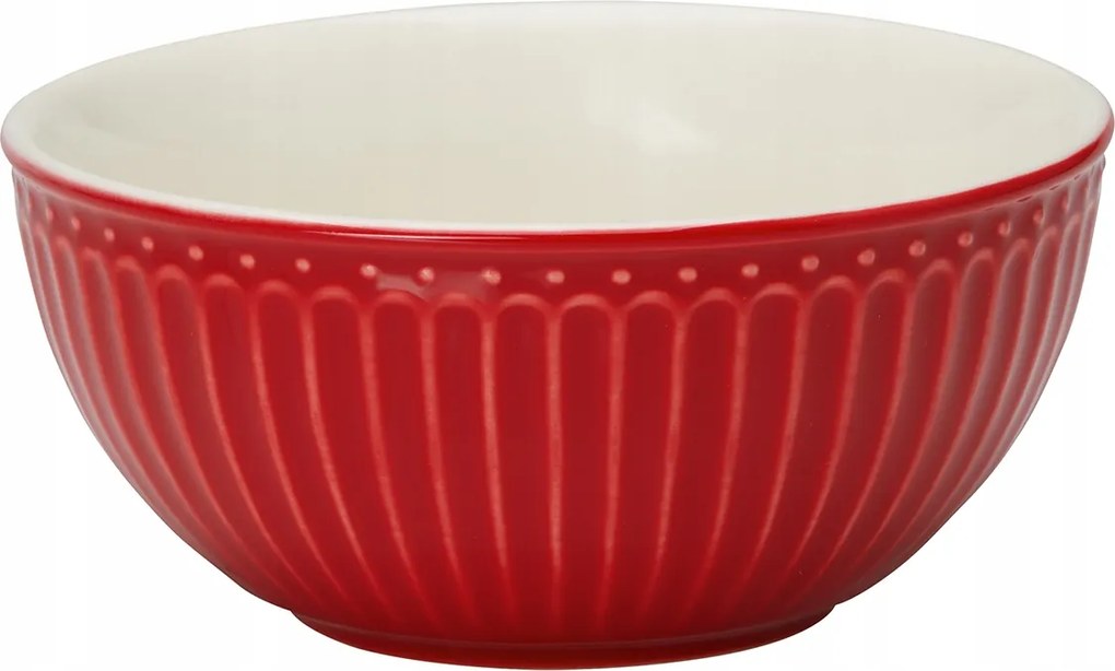 Alice Red Green Gate tálka, 450 ml