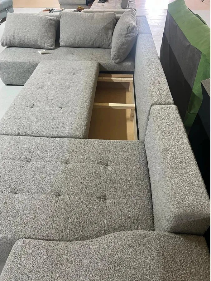 GIOVANNI ágyazható U alakú ülőgarnitúra