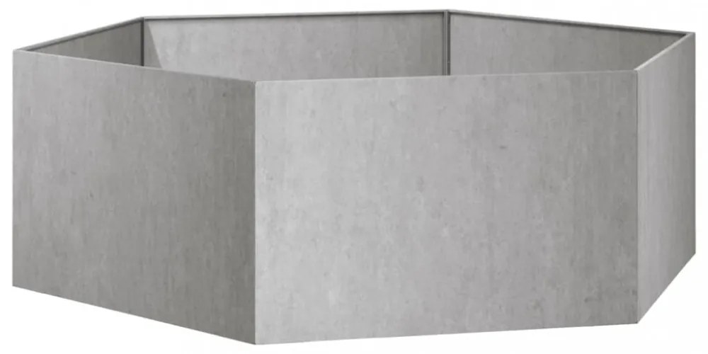 rozsda színű corten acél növénytartó 138x120x45 cm