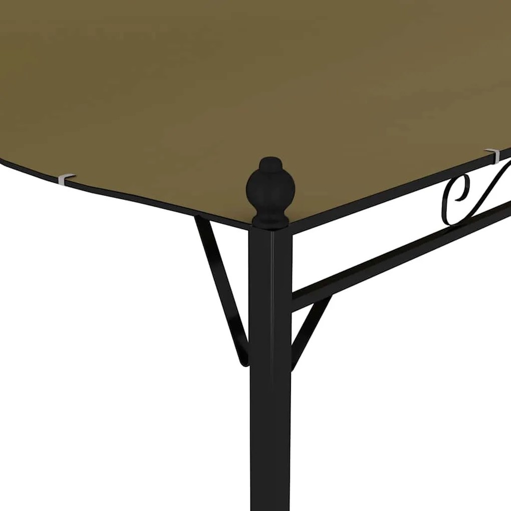 tópszínű napellenző 3 x 2,4 m 180 g/m²