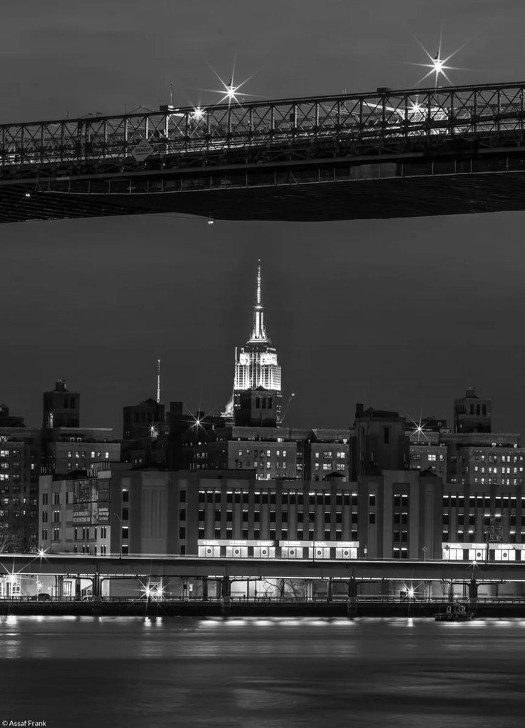 Poszter 20,5x28,4cm Esti panoráma Alsó-Manhattan 2, Assaf