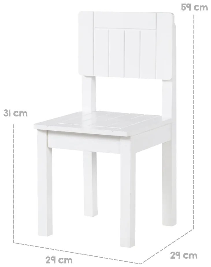 Fehér gyerek szék – Roba