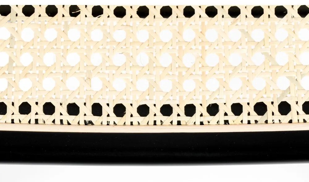 Fekete rattan bárszék szett 2 db-os 106 cm Jort - Zuiver