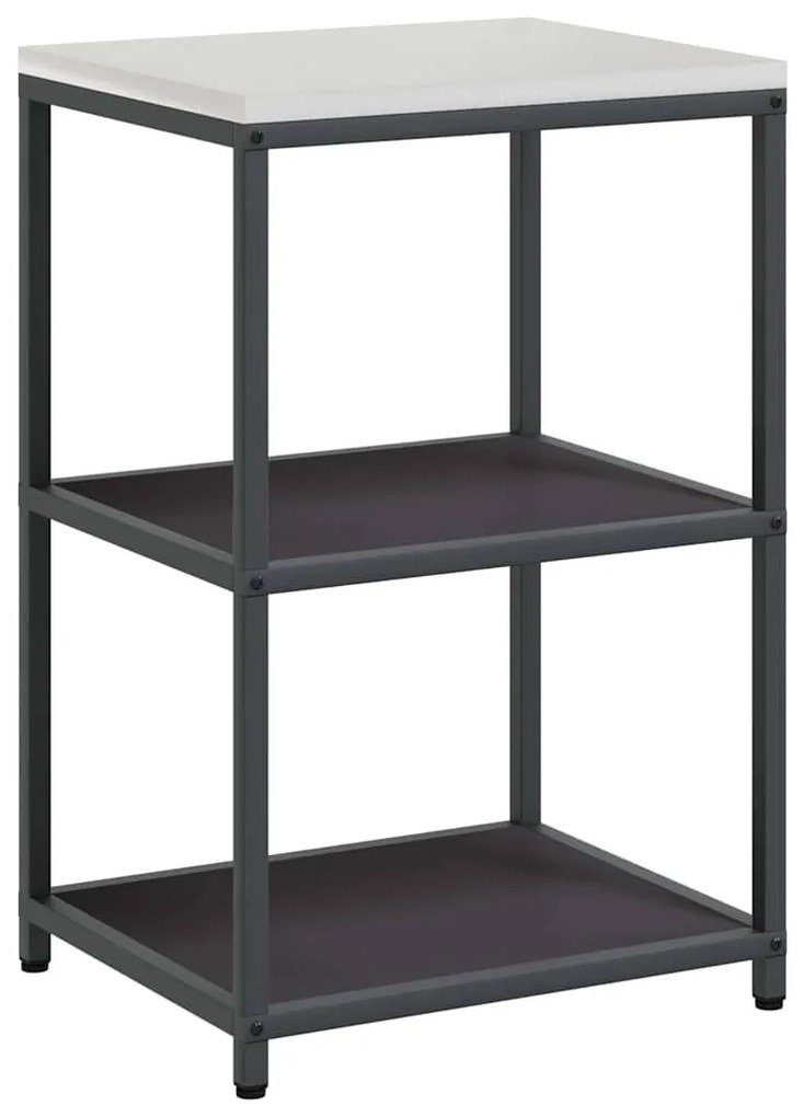 Konyhai Tároló Készlet polcokkal 3 pcs Fekete 180 x 50 x 92 cm