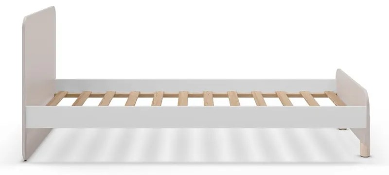 Krémszínű borovi fenyő gyerekágy 90x190 cm Nora – Marckeric
