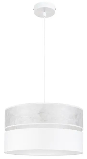 Csillár zsinóron LIMA 1xE27/60W/230V fehér