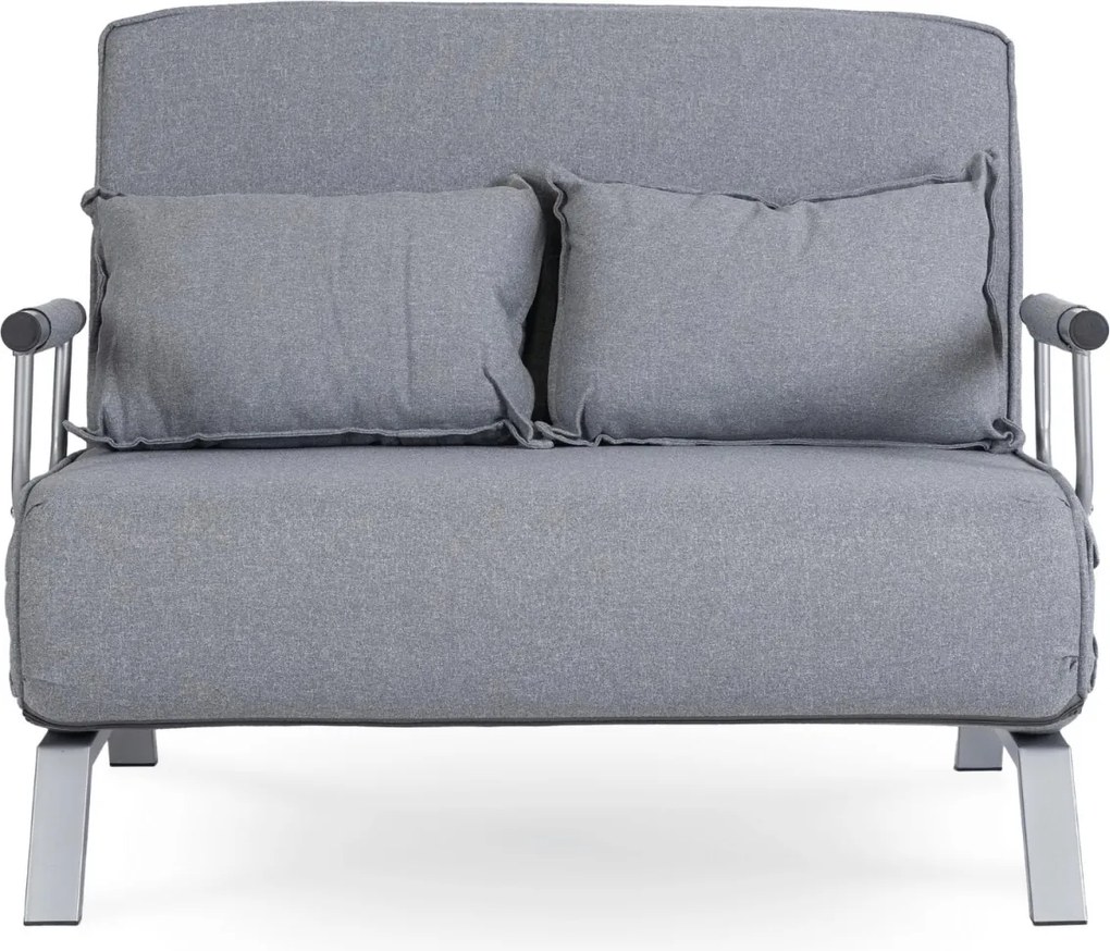 Kétszemélyes dönthető fotel szürke színben BART 2