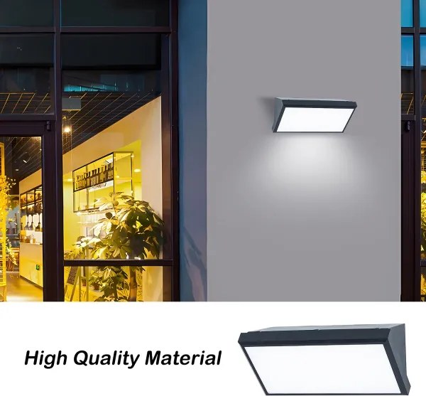 Brilagi-LED TRIANGLE fali lámpatest 1xE27/6W/230V 2700-6500K IP65 antracit