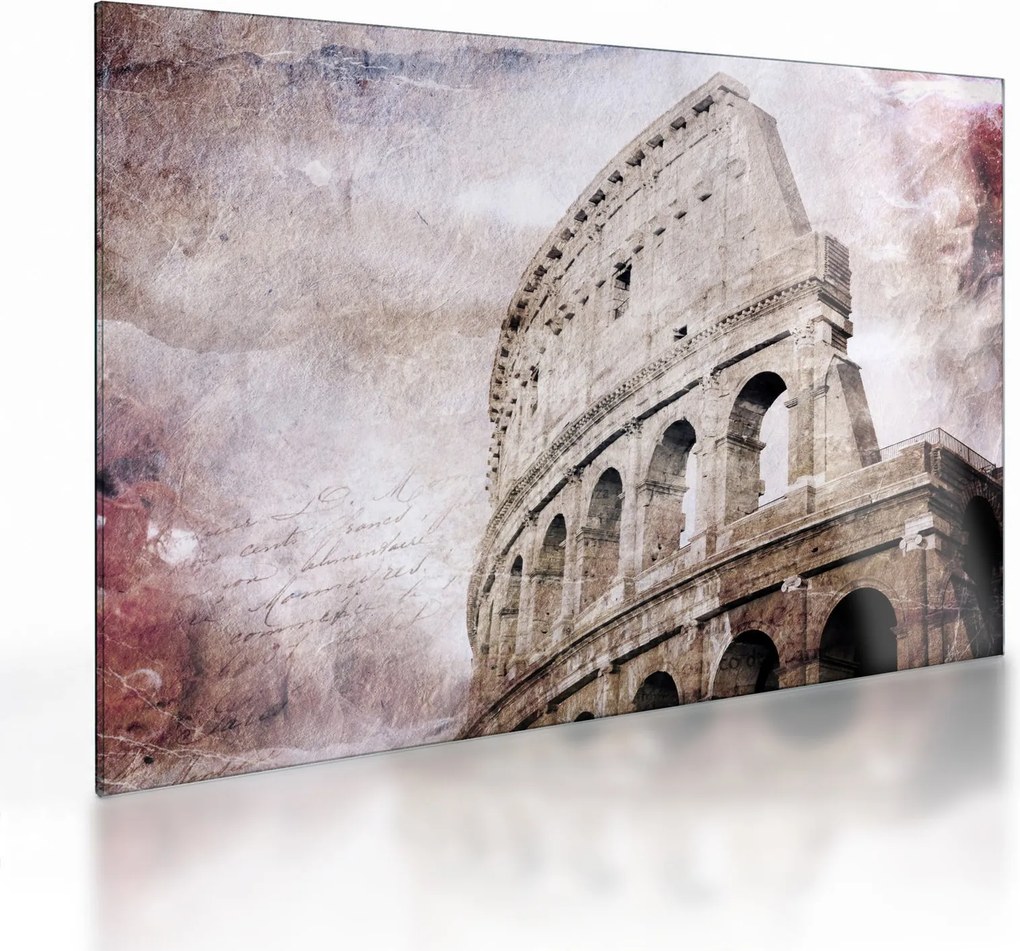 Kép - Colosseum, Róma, Olaszország (üvegen) (70x50 cm)