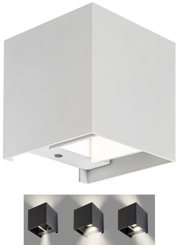 Rabalux 7397 - Kültéri fali lámpa SOLIN 1xG9/42W/230V IP54 fehér