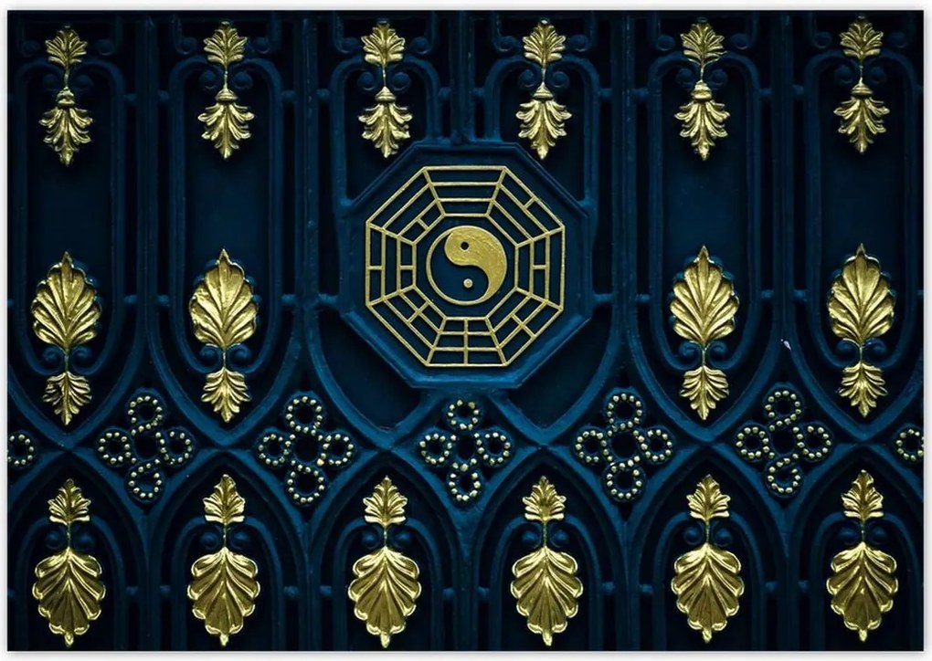 Poszterek 100x70 Absztrakt Arany harmónia