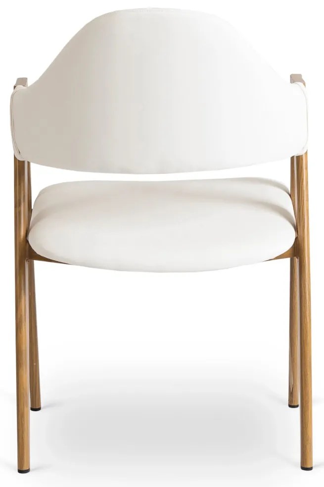 Fehér Eco-bőr Étkezőszék WILLY