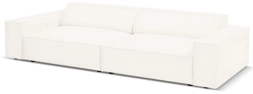 Bézs buklé szövet kanapé 244 cm Jodie – Micadoni Home