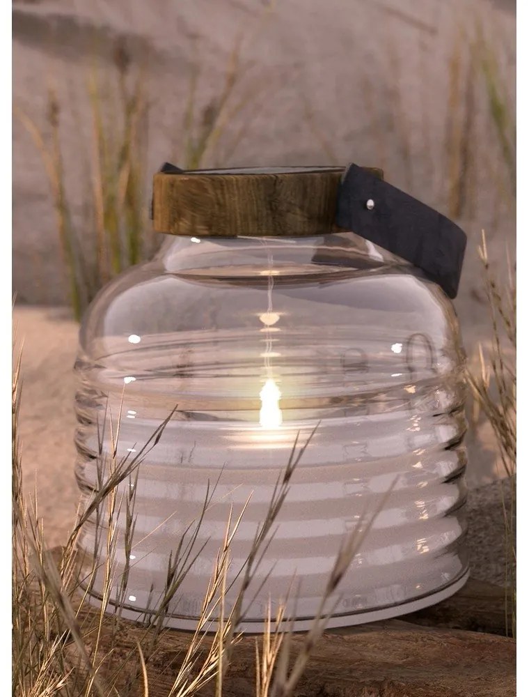 Napelemes kültéri lámpa Aston – Sirius