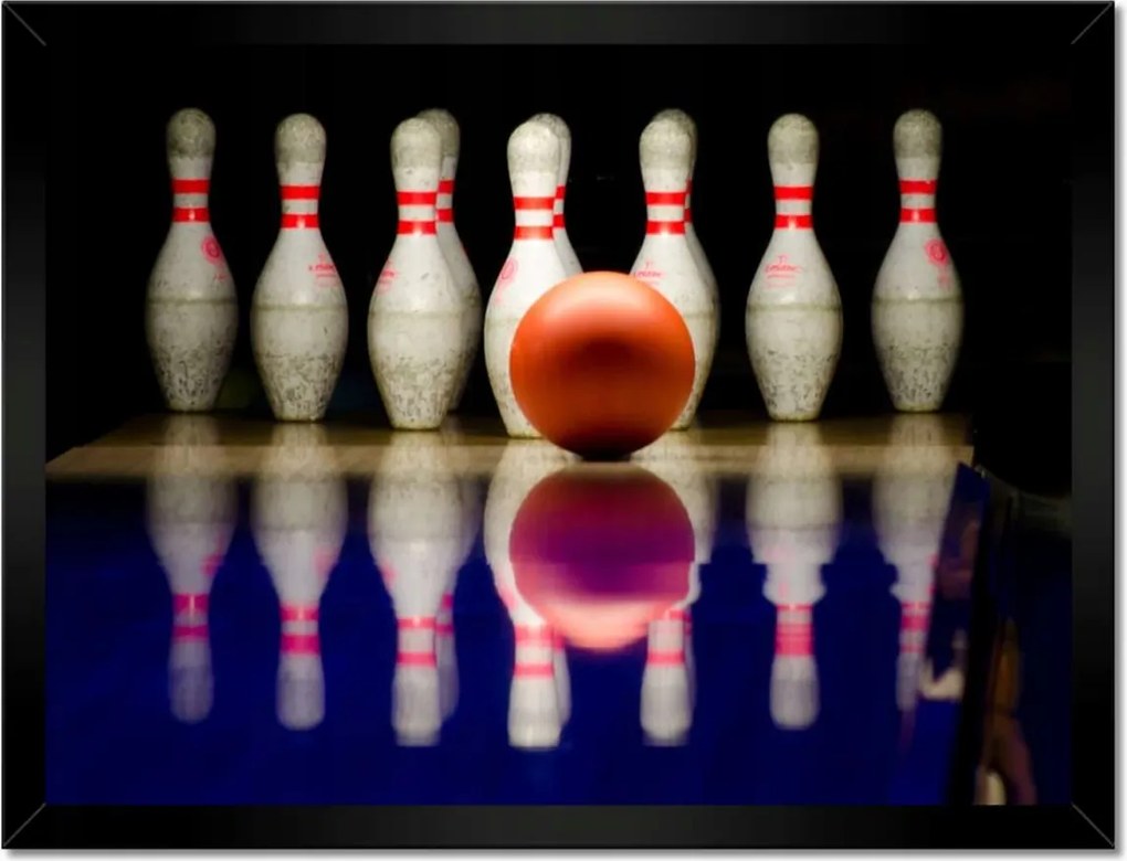 Poszterek keretben 40x30 Bowling