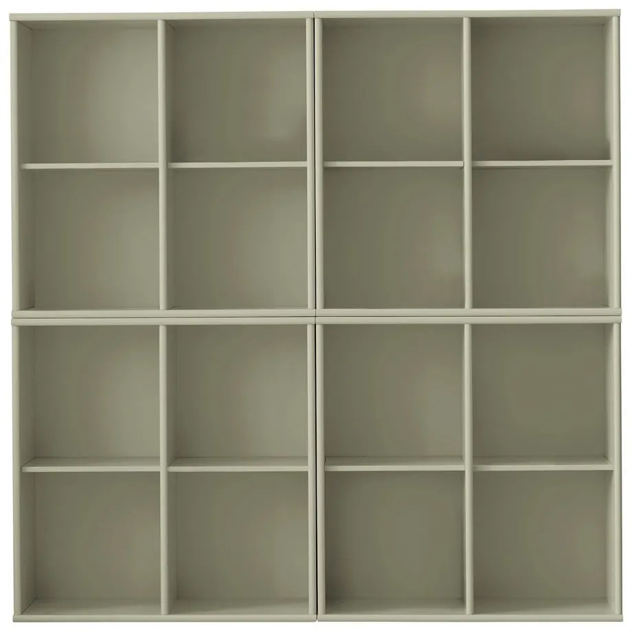 Khaki függő könyvespolc 140x140x27 cm Mistral – Hammel Furniture
