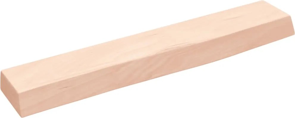 vidaXL kezeletlen tömör tölgyfa fali polc 60x10x4 cm