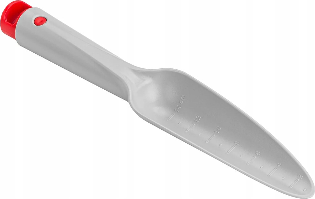 Kerti lapát mérőpohár műanyag szürke ültetés