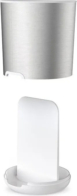 Ezüstszínű rozsdamentes acél fogkefetartó pohár Duo Steel – Joseph Joseph