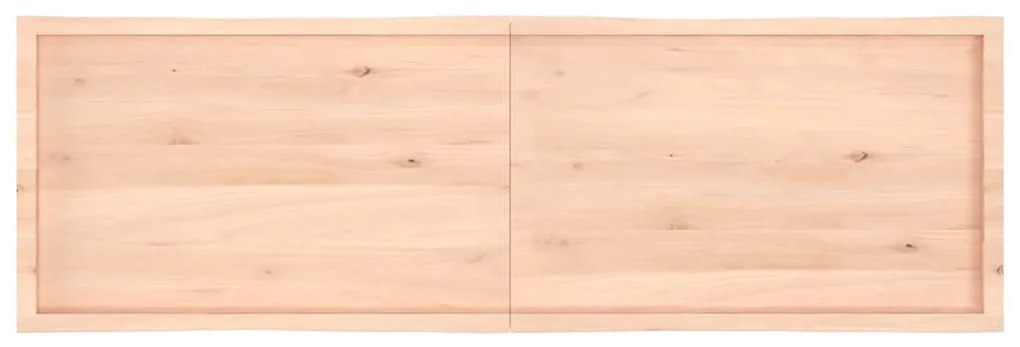 kezeletlen tömör fa asztallap 200x60x(2-6) cm