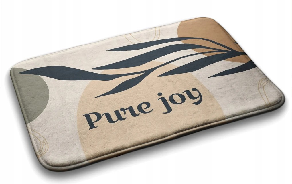 Puha fürdőszobaszőnyeg Növény Levél 75x45 cm