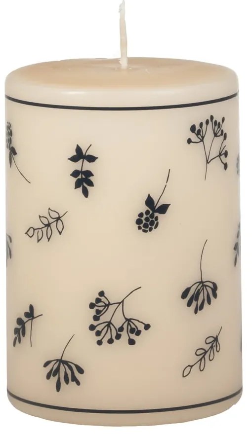 Fleur bézs-kék gyertya, égési idő 48 óra - Unipar