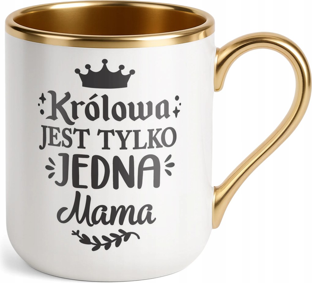 Prémium Bögre Arany Anyák napja Anyának Ajándék Királynő Csak Egy Van