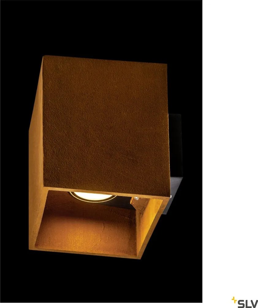 SLV 1004650 RUSTY Modern Kültéri Fali Lámpa Antracit, Rozsdás LED IP65
