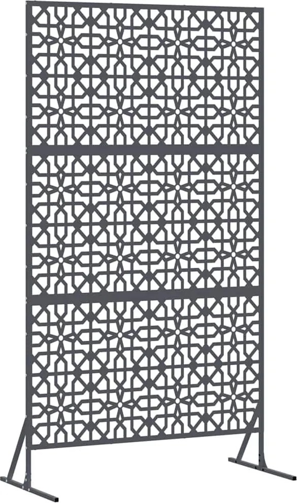 vidaXL Magánszféra Képernyő Antracit 100 x 50 x 180 cm Acél