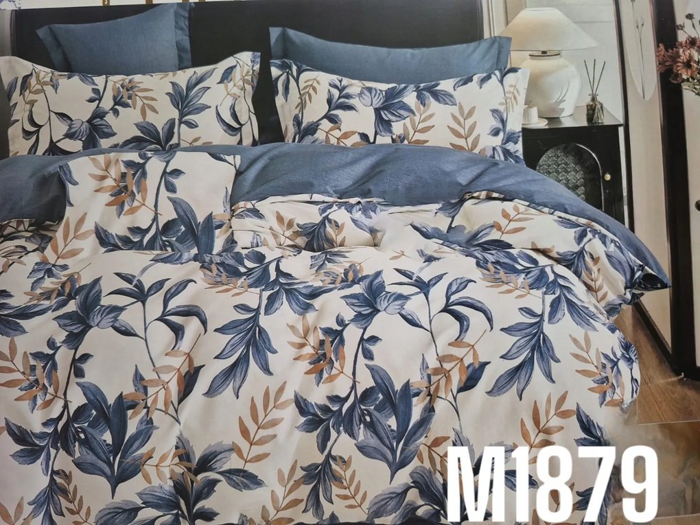 Ágynemű Garnitúra 220X200 100% Pamut 3 Részes Új Kétoldalas Minták