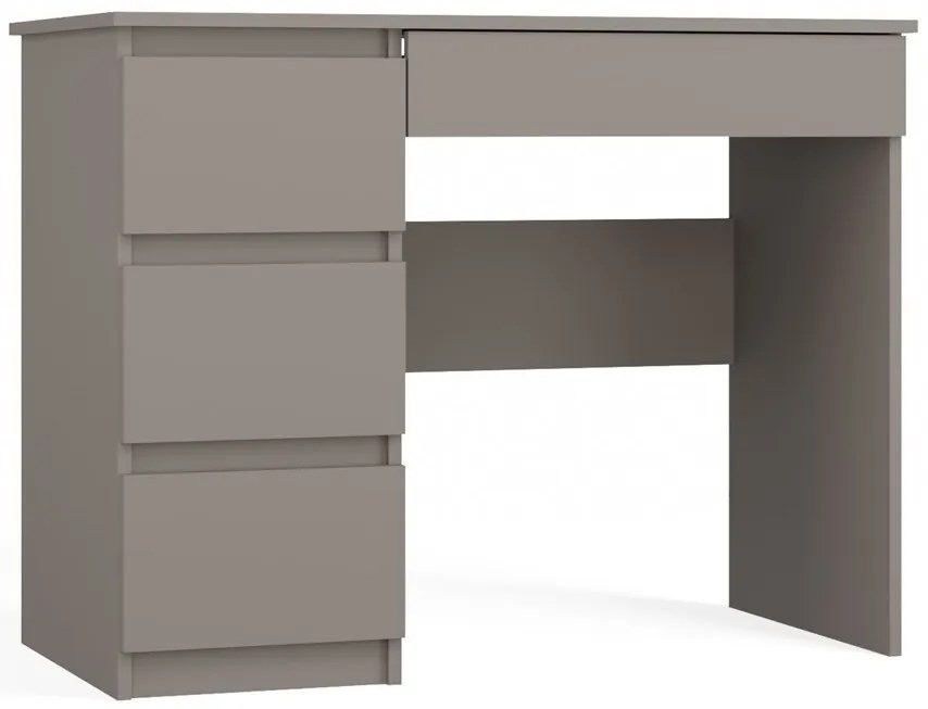 Mijas íróasztal bal oldali tárolókkal, 98x76x51 cm, agyag színű