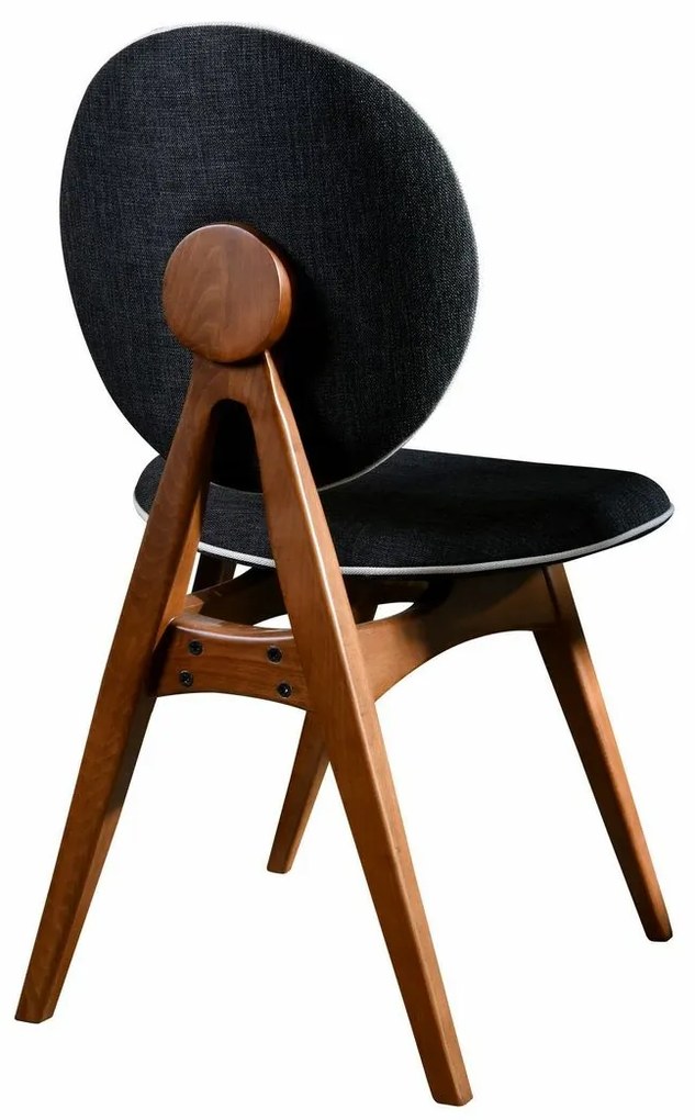 Touch Anthracite and Walnut étkezőszék, 2 db