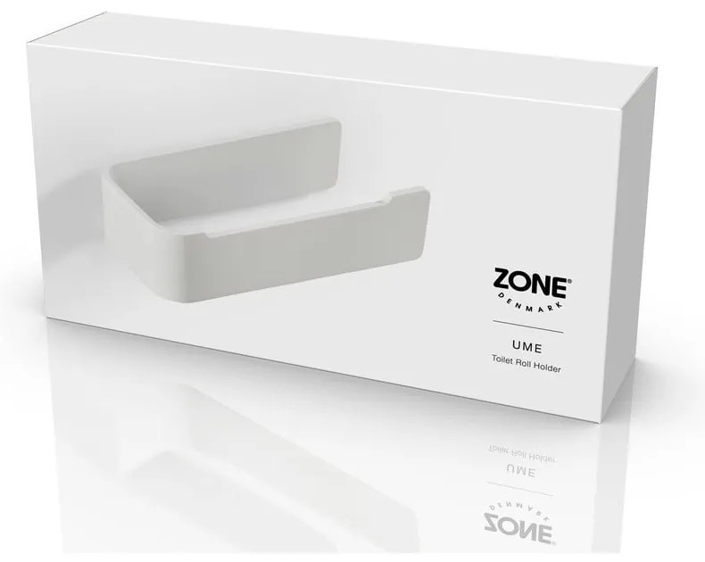 Fehér fali fém WC-papír tartó Ume – Zone