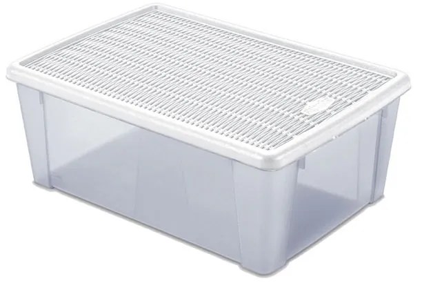 STEFANPLAST Elegance L többcélú doboz, fehér