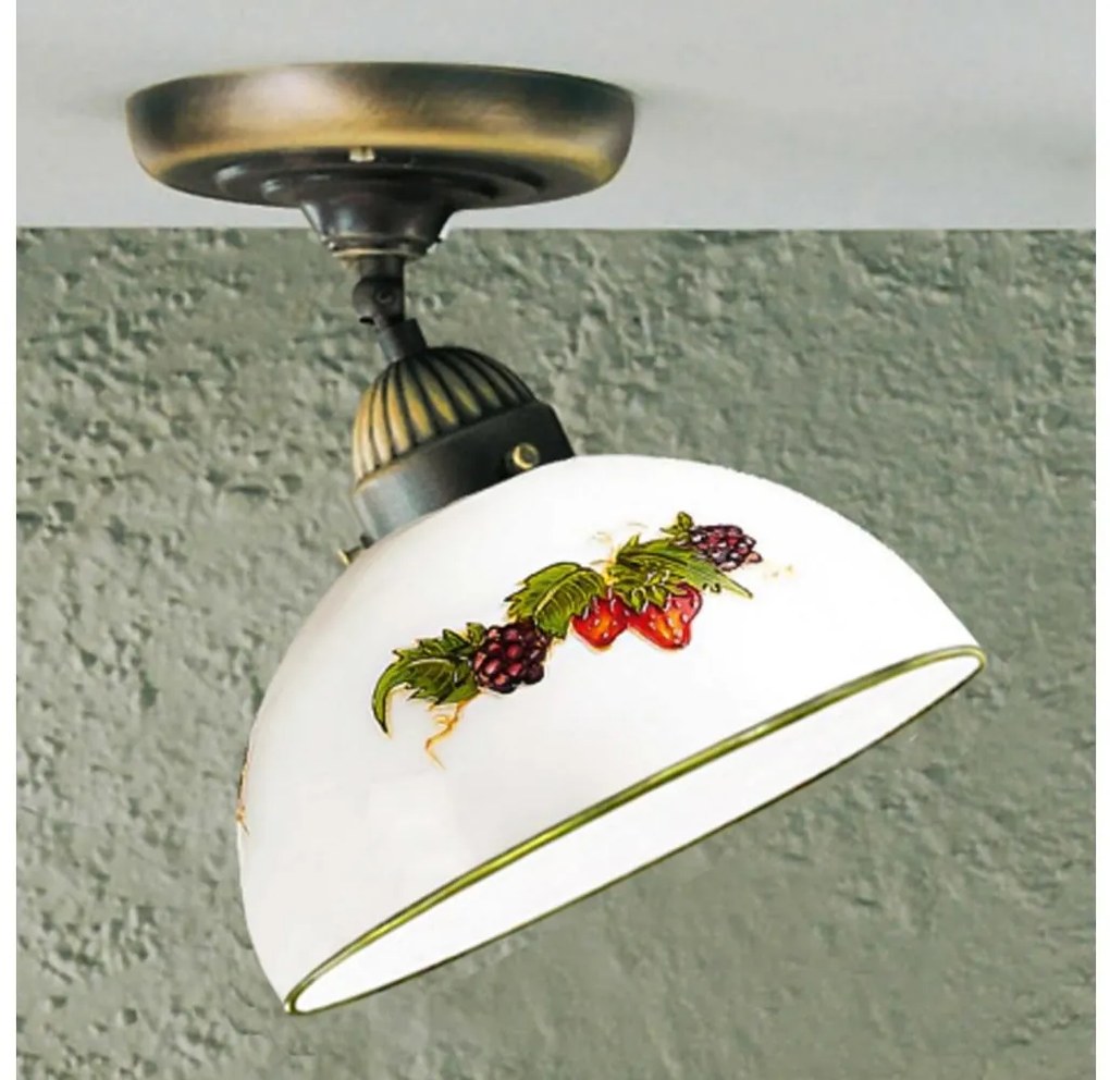 Kolarz 731.10.121 - Felületre szerelhető csillár  NONNA 1xE27/75W/230V átm. 20 cm szőlők/eprek