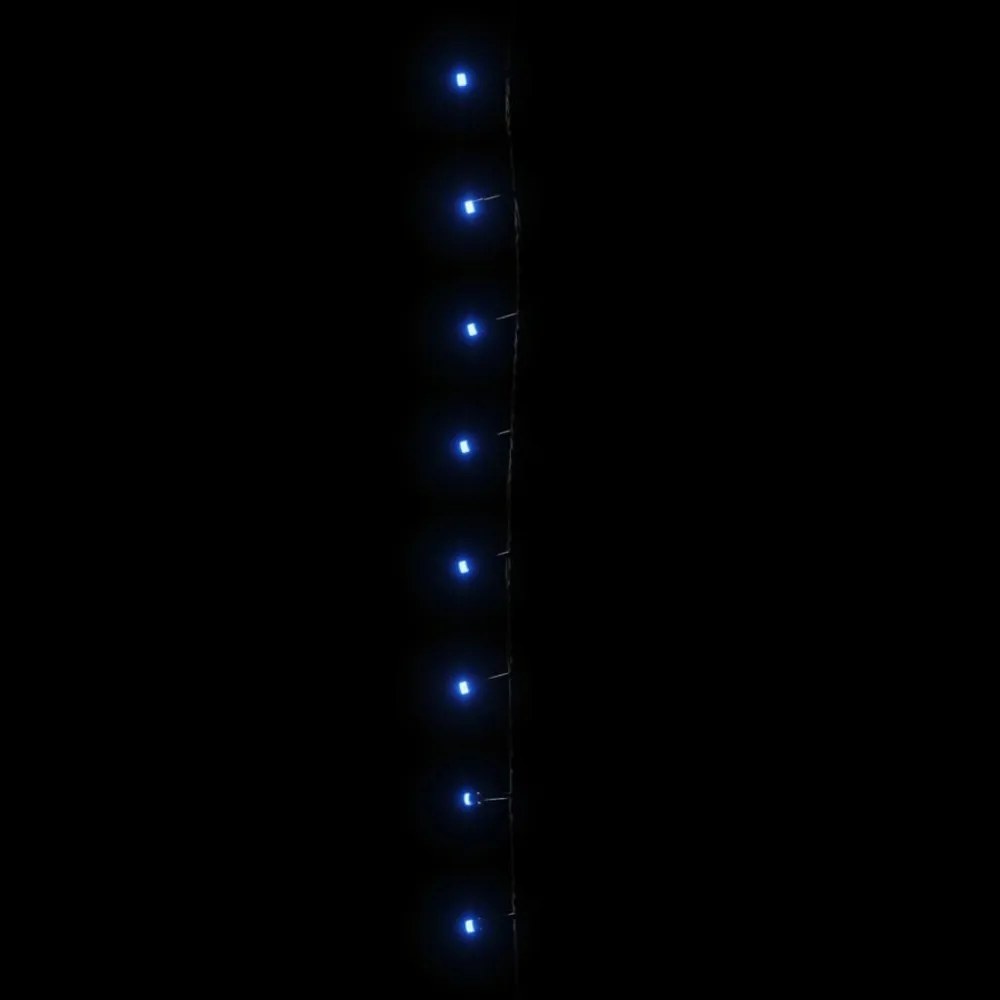 kék fényű PVC LED-füzér 300 LED-el 30 m