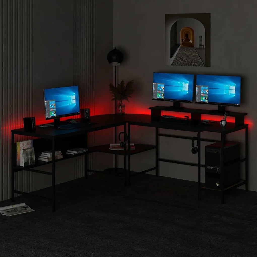Greta gamer íróasztal, 180 cm – TR506MNR3352