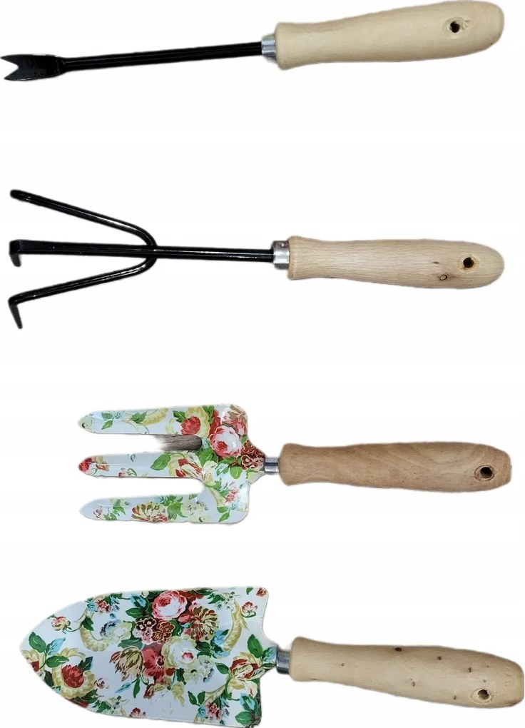 Kerti szerszám készlet 4in1 4db-os gereblye lapát