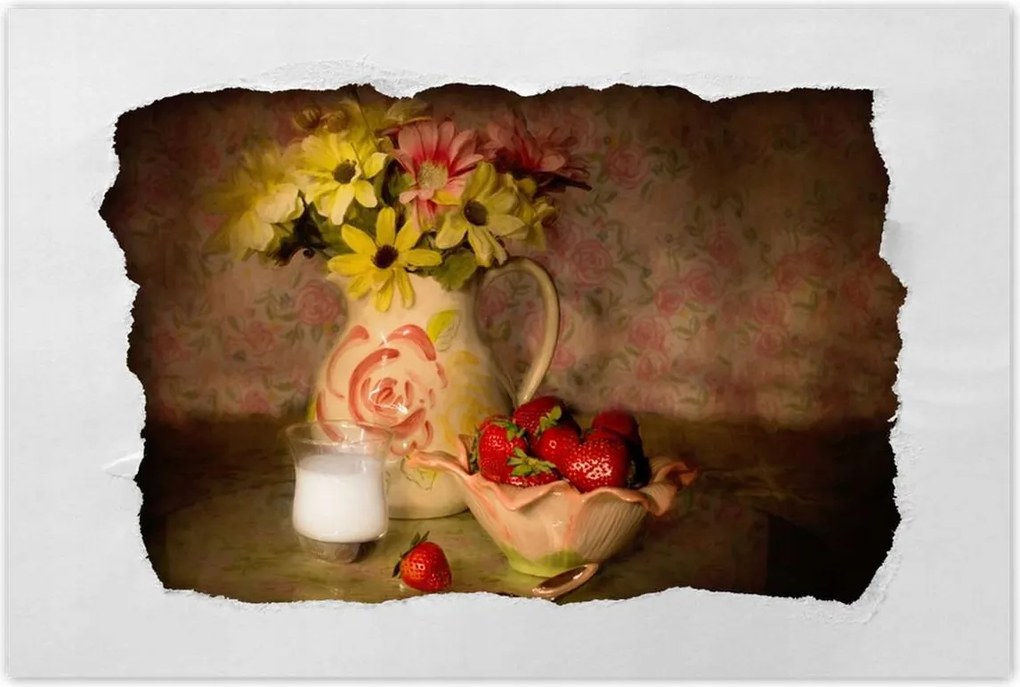 Poszterek 120x80 Eper kompozíció