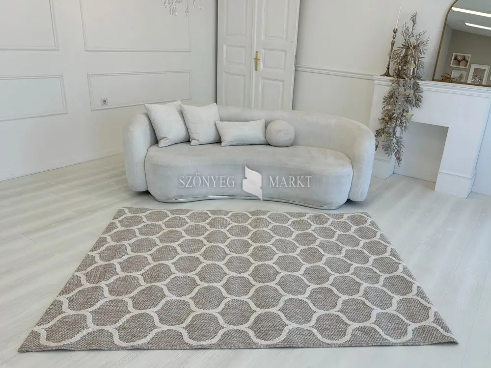 Bouclair bézs G3718 rongyszőnyeg 160x220cm