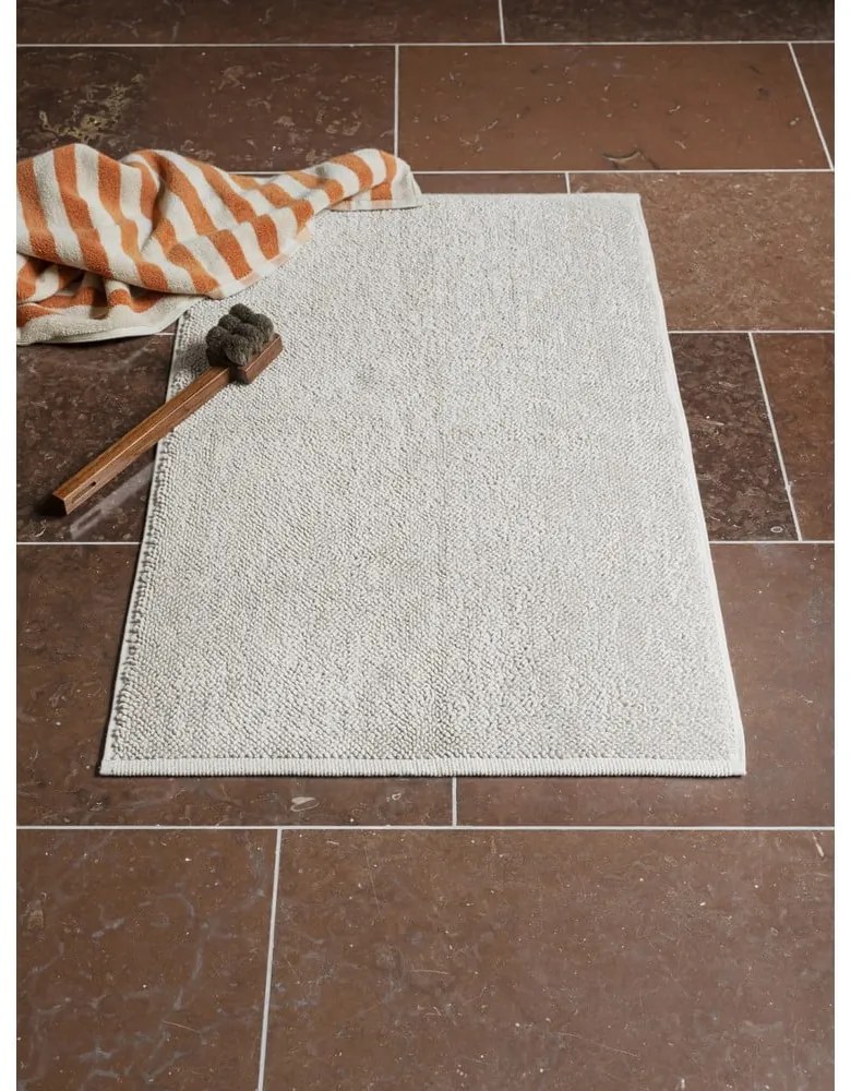 Narancssárga-bézs frottír bio pamut fürdőlepedő 70x140 cm Arto – Blomus