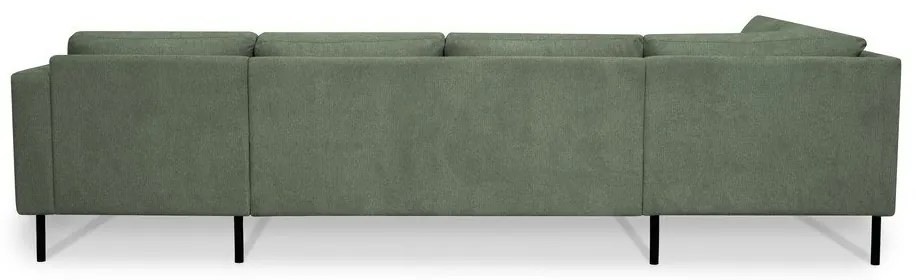 Zöld sarokkanapé (bal oldali-U alakú) Hero – Scandic