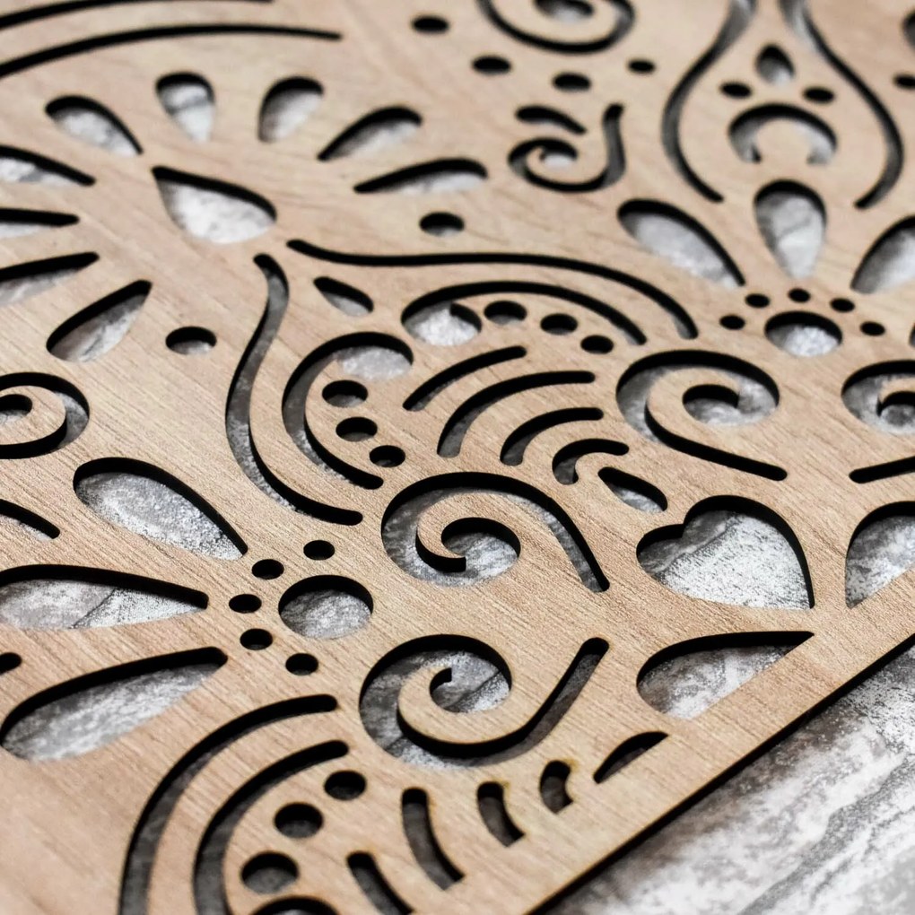 DUBLEZ | Falidísz fából - Korona mandala