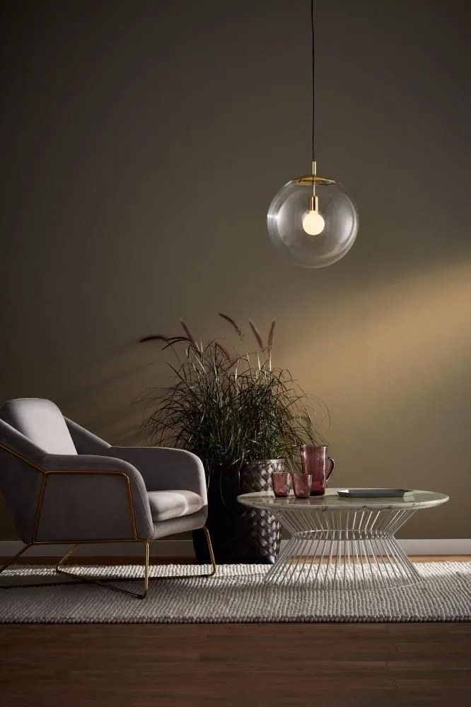 KASPA 10736109 ALUR Egyágú Függesztett Lámpa Fém E27 IP20