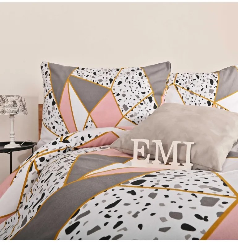 EMI Galina flanel ágyneműhuzat, A standard egyszemélyes ágy szett tartalma: 1x 140x200 + 1x 70x90